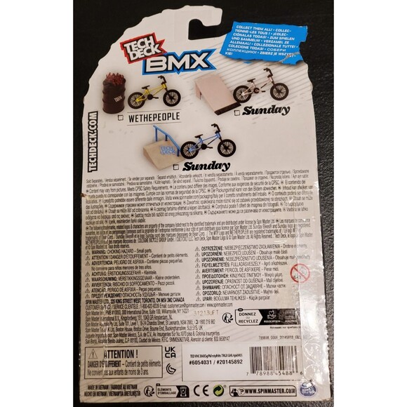 Tech Deck BMX Sunday Silver Target Exclusive Freestyle Hits - NEW - Picture 2 of 2